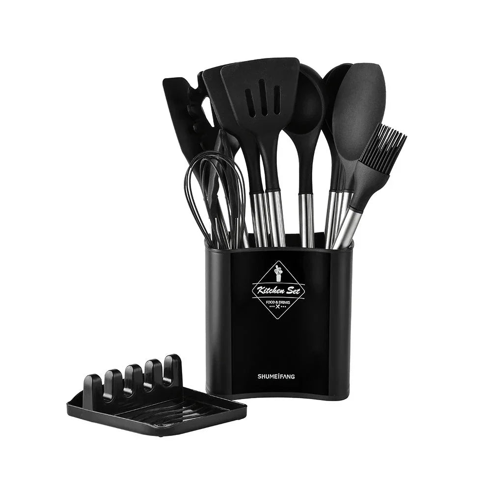 Nordic Silicone Kitchen Utensil Set (13Pcs)