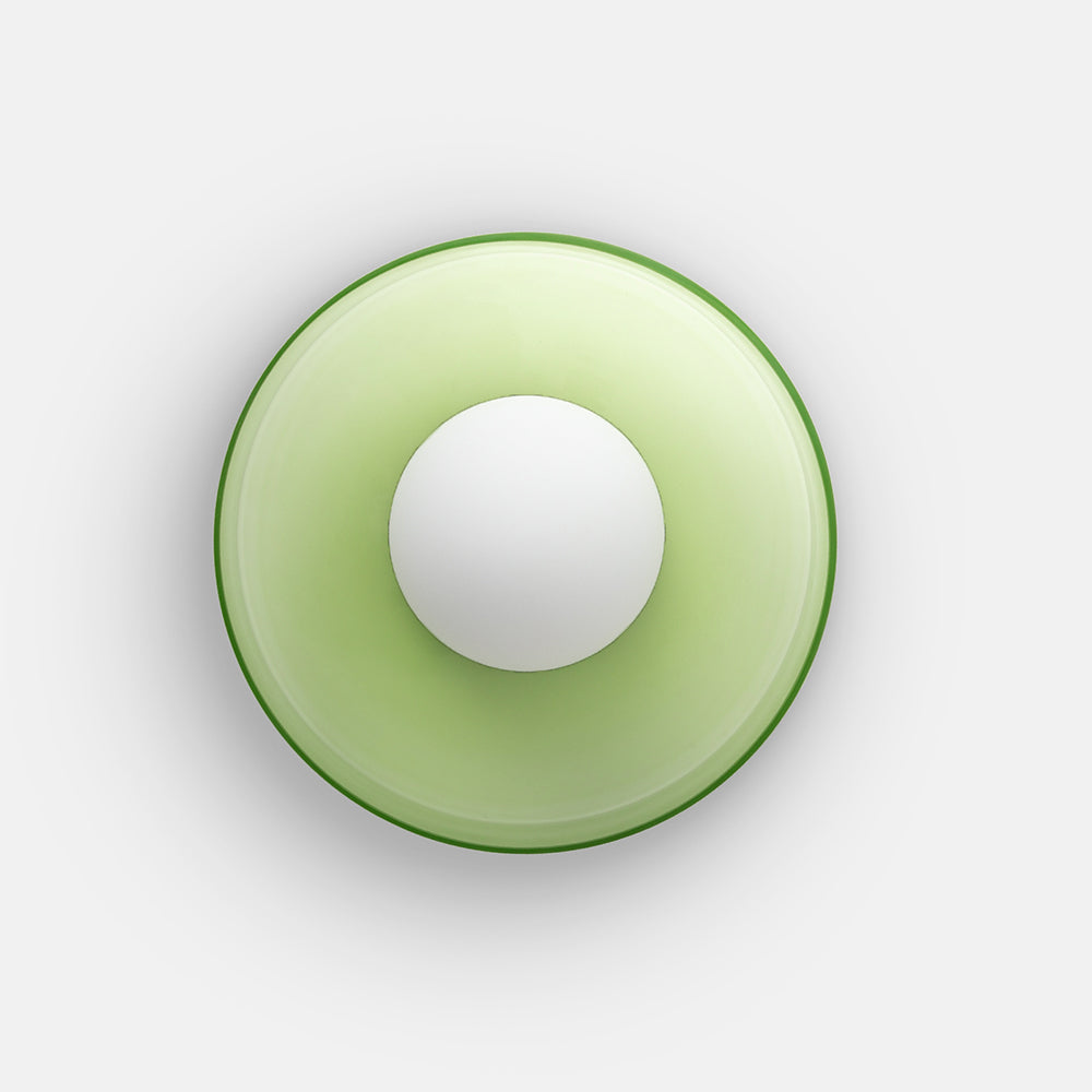 Modern Round Glass Ceiling Light