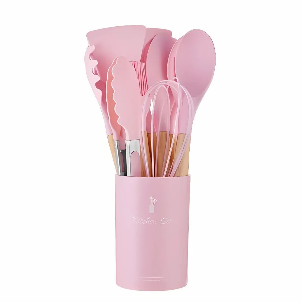 Silicone Non-Stick Cooking Utensils Set (14Pcs)