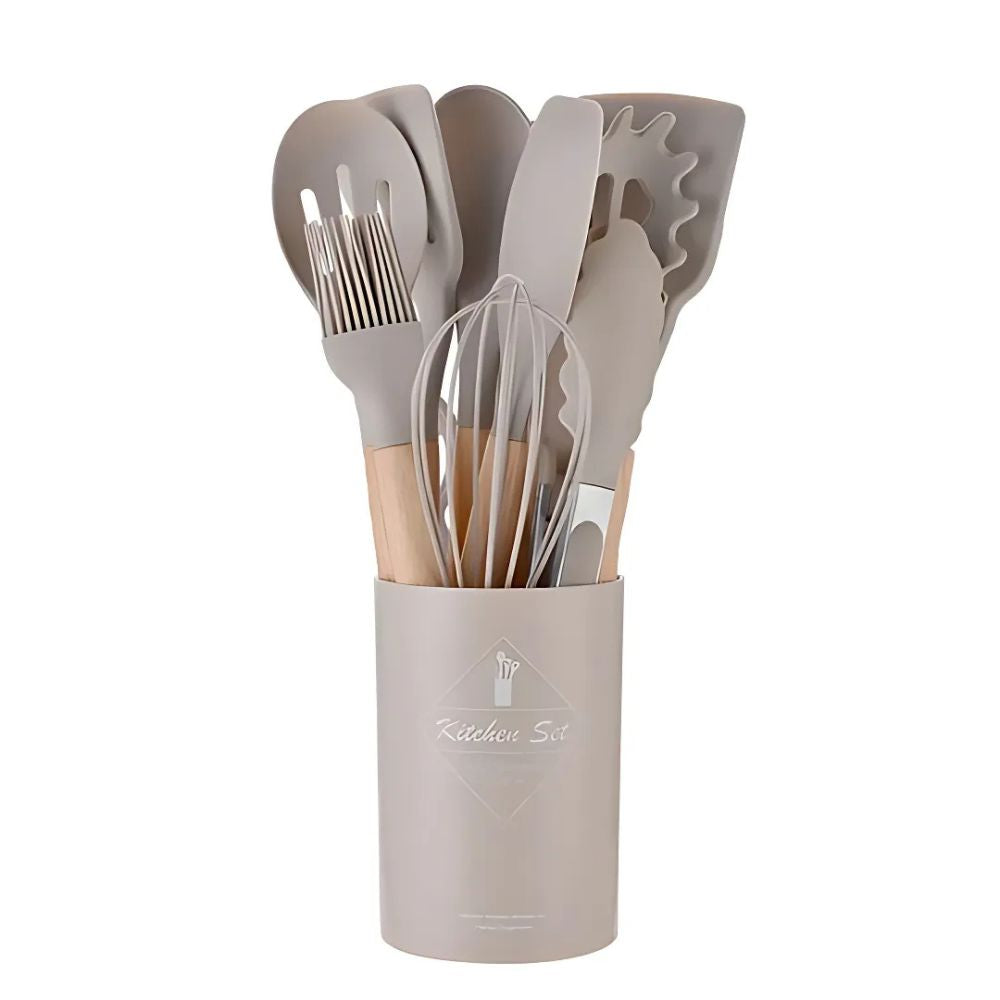 Silicone Non-Stick Cooking Utensils Set (14Pcs)