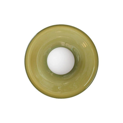 Modern Round Glass Ceiling Light