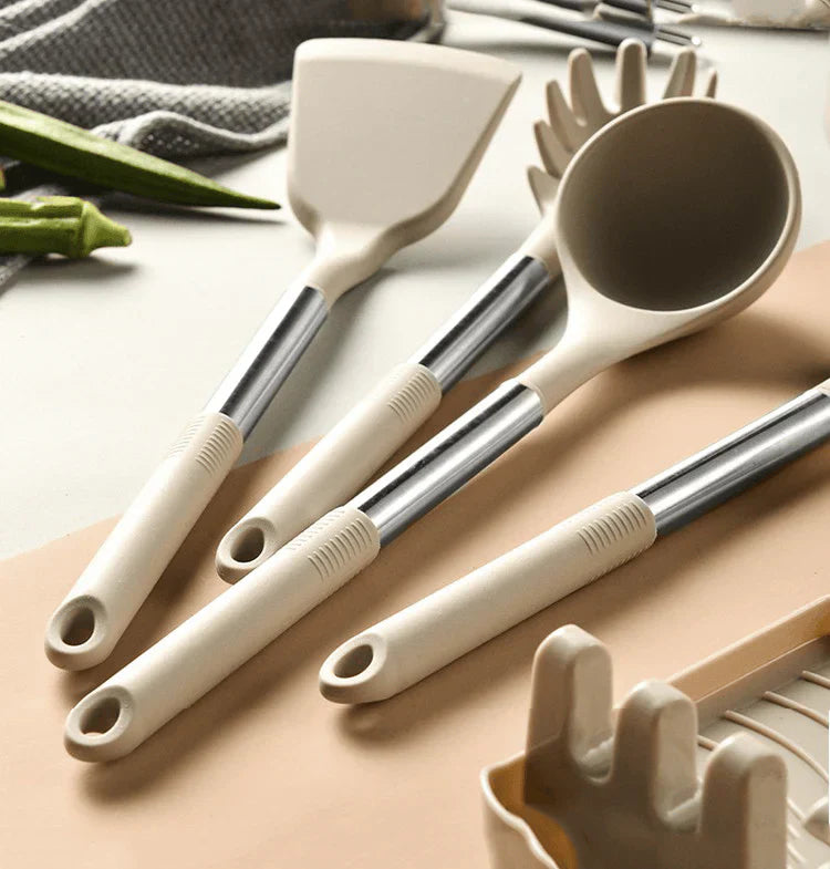 Nordic Silicone Kitchen Utensil Set (13Pcs)