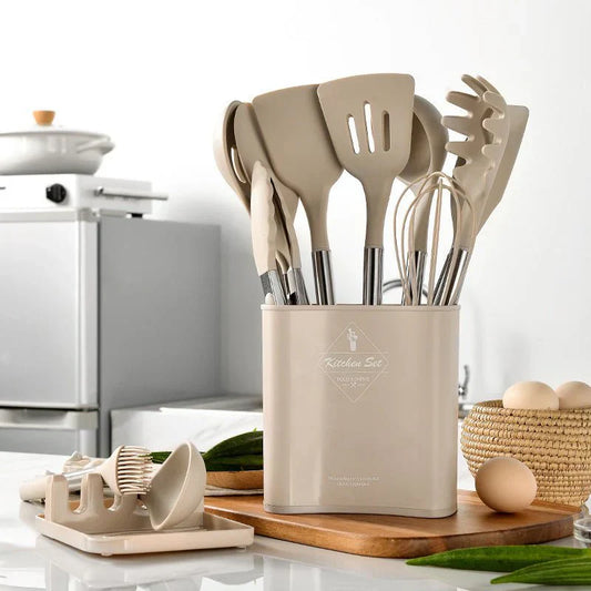 Nordic Silicone Kitchen Utensil Set (13Pcs)