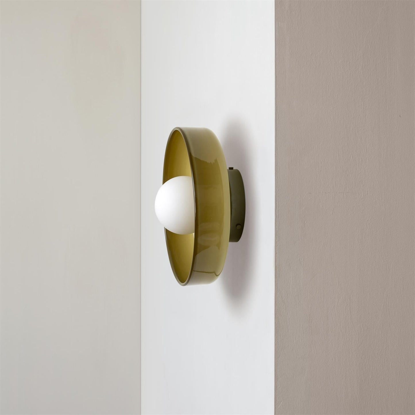 Modern Round Glass Ceiling Light