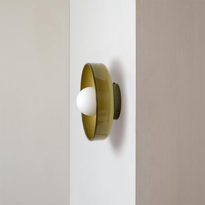 Modern Round Glass Ceiling Light
