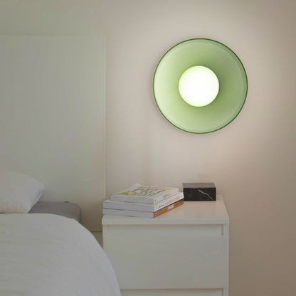 Modern Round Glass Ceiling Light