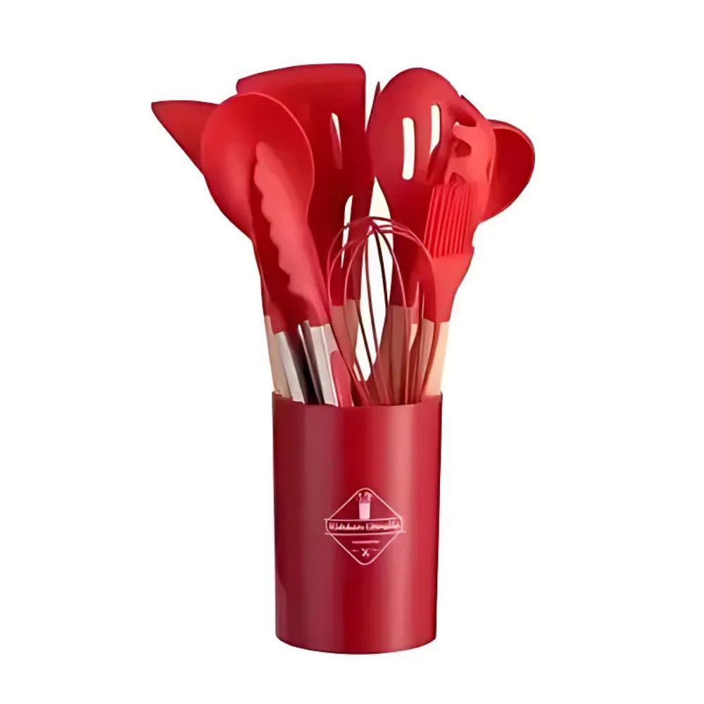Silicone Non-Stick Cooking Utensils Set (14Pcs)