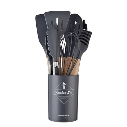 Silicone Non-Stick Cooking Utensils Set (14Pcs)
