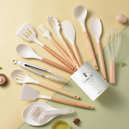 Silicone Non-Stick Cooking Utensils Set (14Pcs)