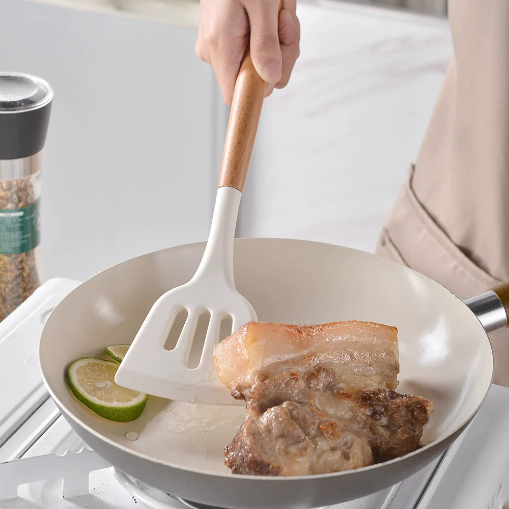 Silicone Non-Stick Cooking Utensils Set (14Pcs)