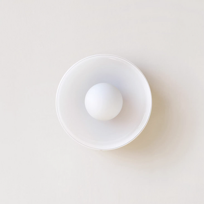 Modern Round Glass Ceiling Light
