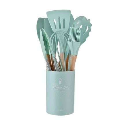 Silicone Non-Stick Cooking Utensils Set (14Pcs)